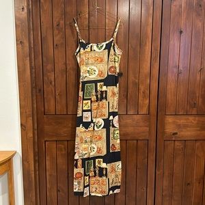 Hilo Hattie- The Hawaiian Original- dress with side slit
